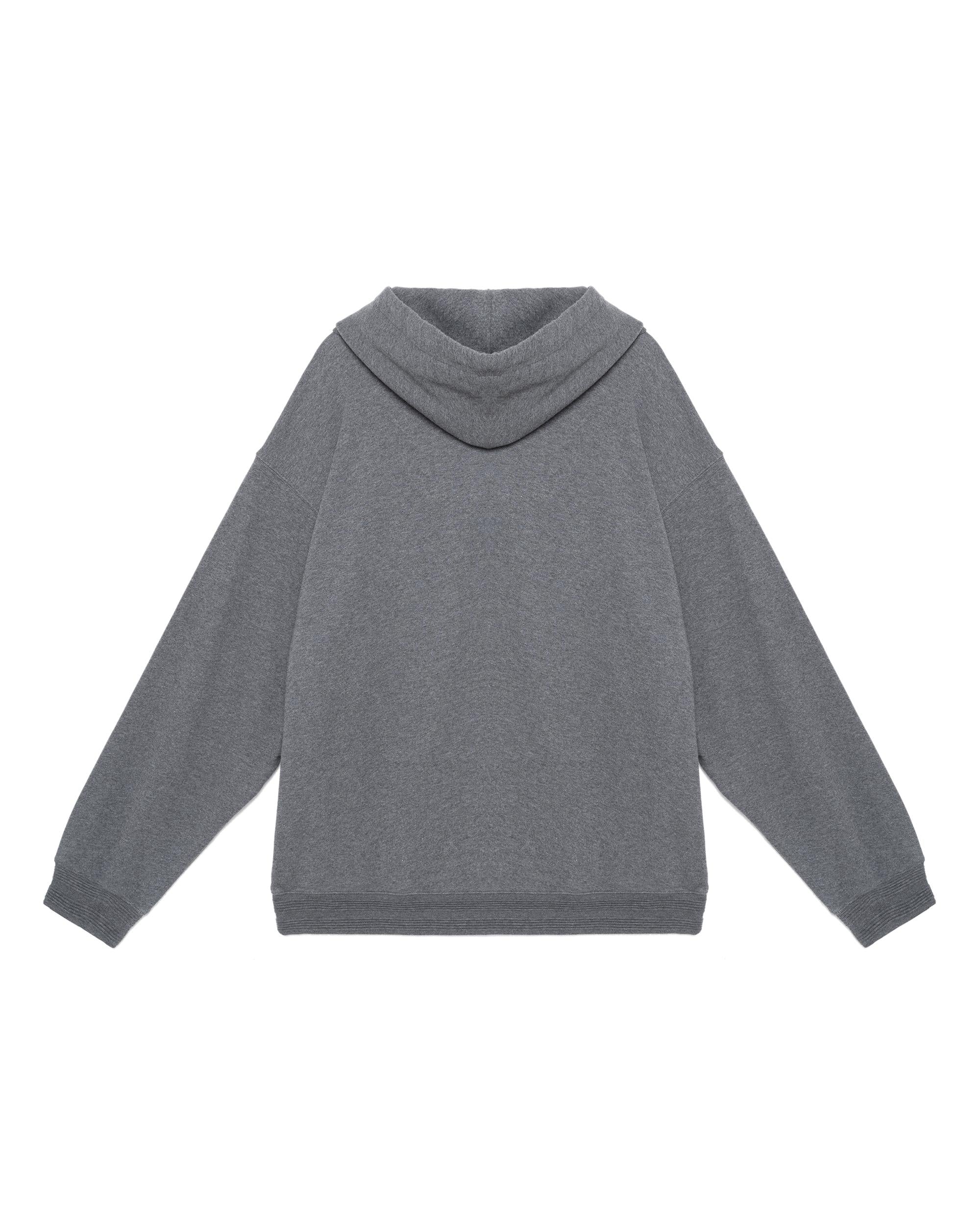 107779-036 | MEN'S PALLADIUM LOGO LOOSE FIT COTTON HOODIE | IRON GATE