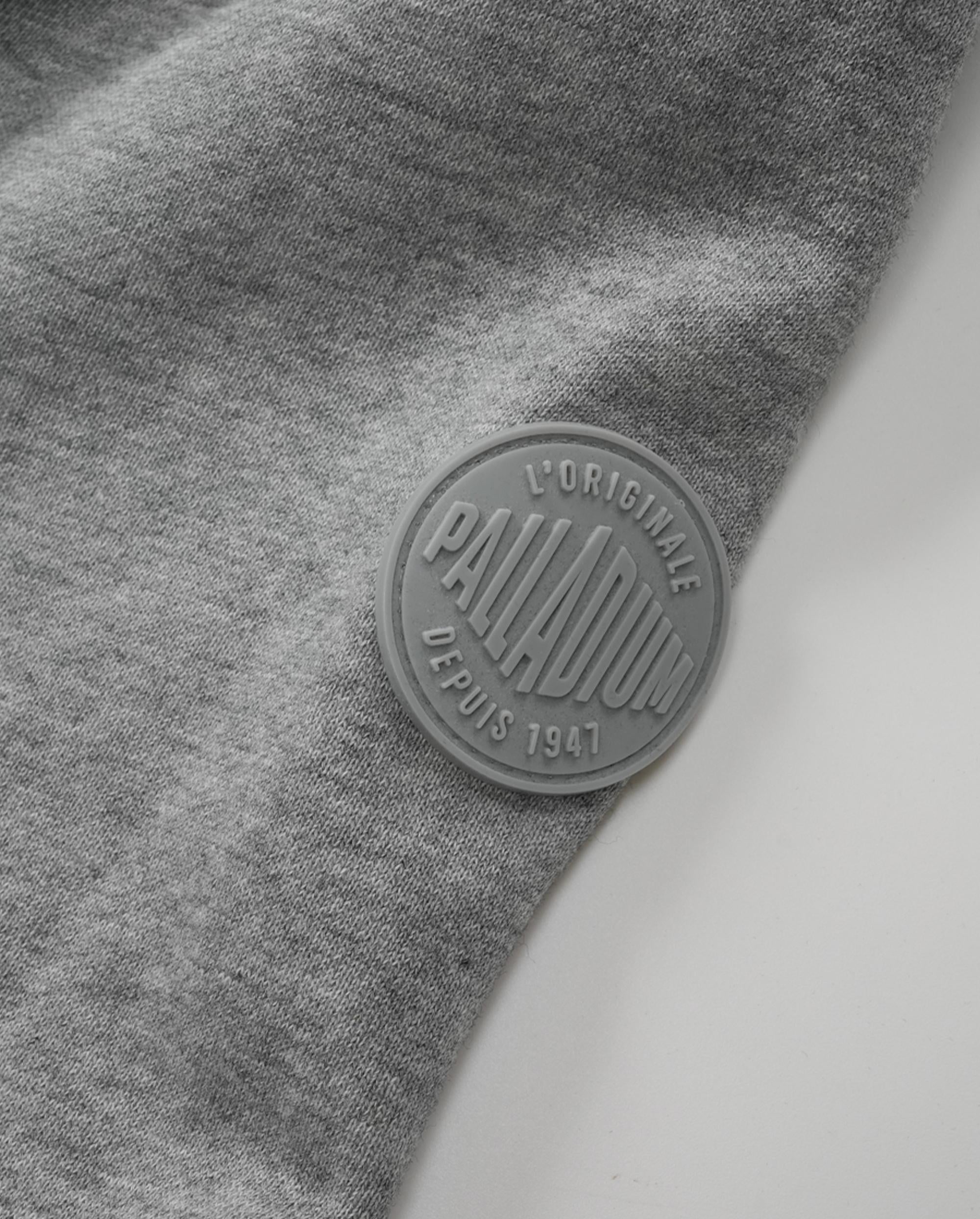 108459-034 | MEN'S PALLADIUM LOGO LOOSE FIT COTTON SWEATSHIRT | HEATHER GREY