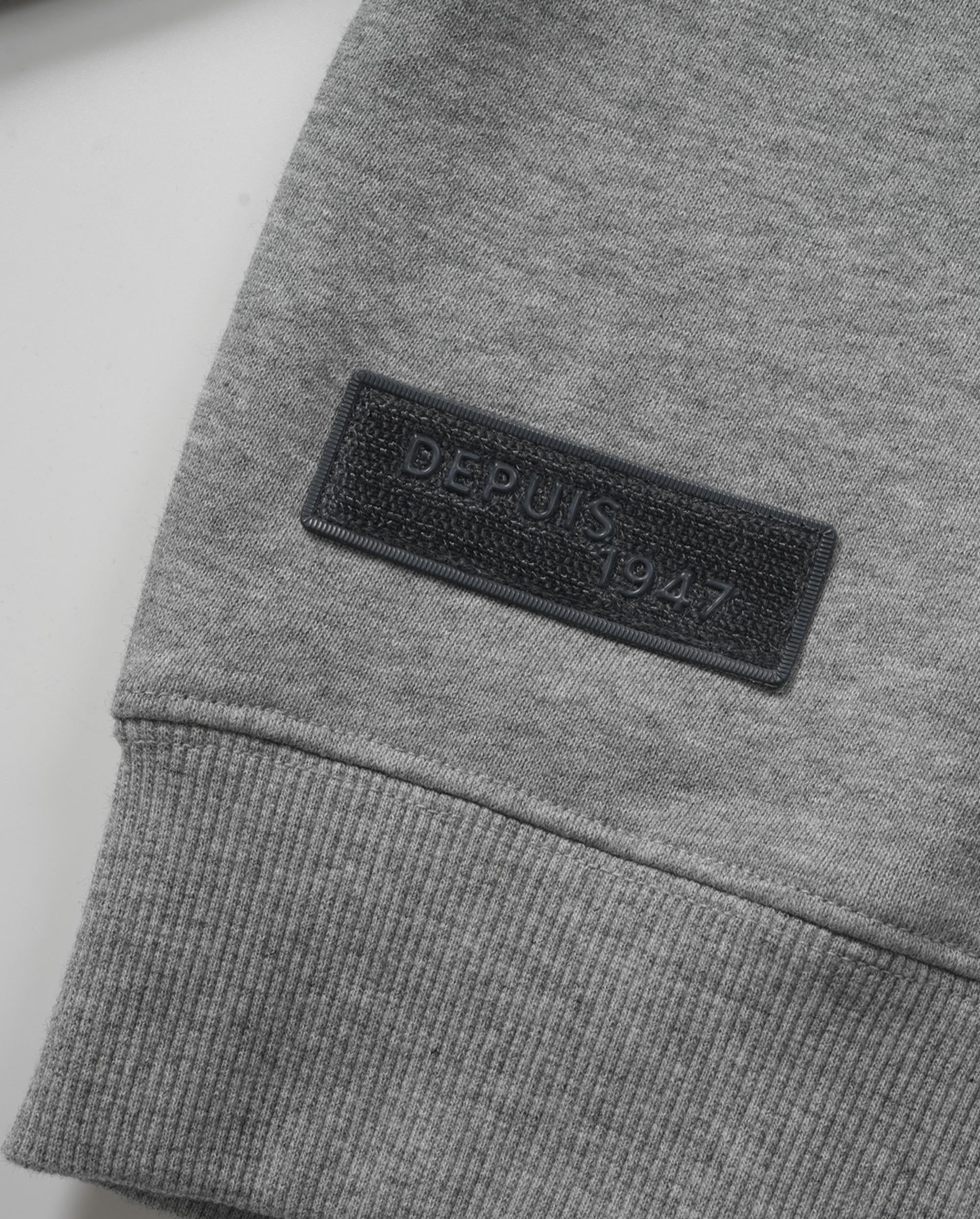 108459-034 | MEN'S PALLADIUM LOGO LOOSE FIT COTTON SWEATSHIRT | HEATHER GREY