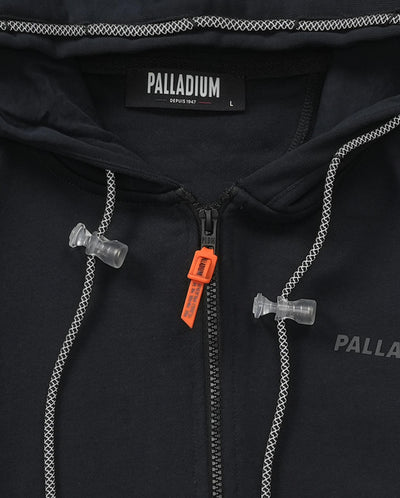 108489-009 | MEN'S PALLADIUM LOGO HOODED JACKET | ANTHRACITE