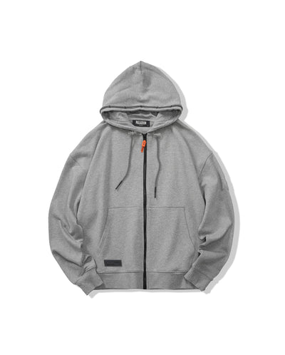 108489-034 | MEN'S PALLADIUM LOGO HOODED JACKET | HEATHER GREY