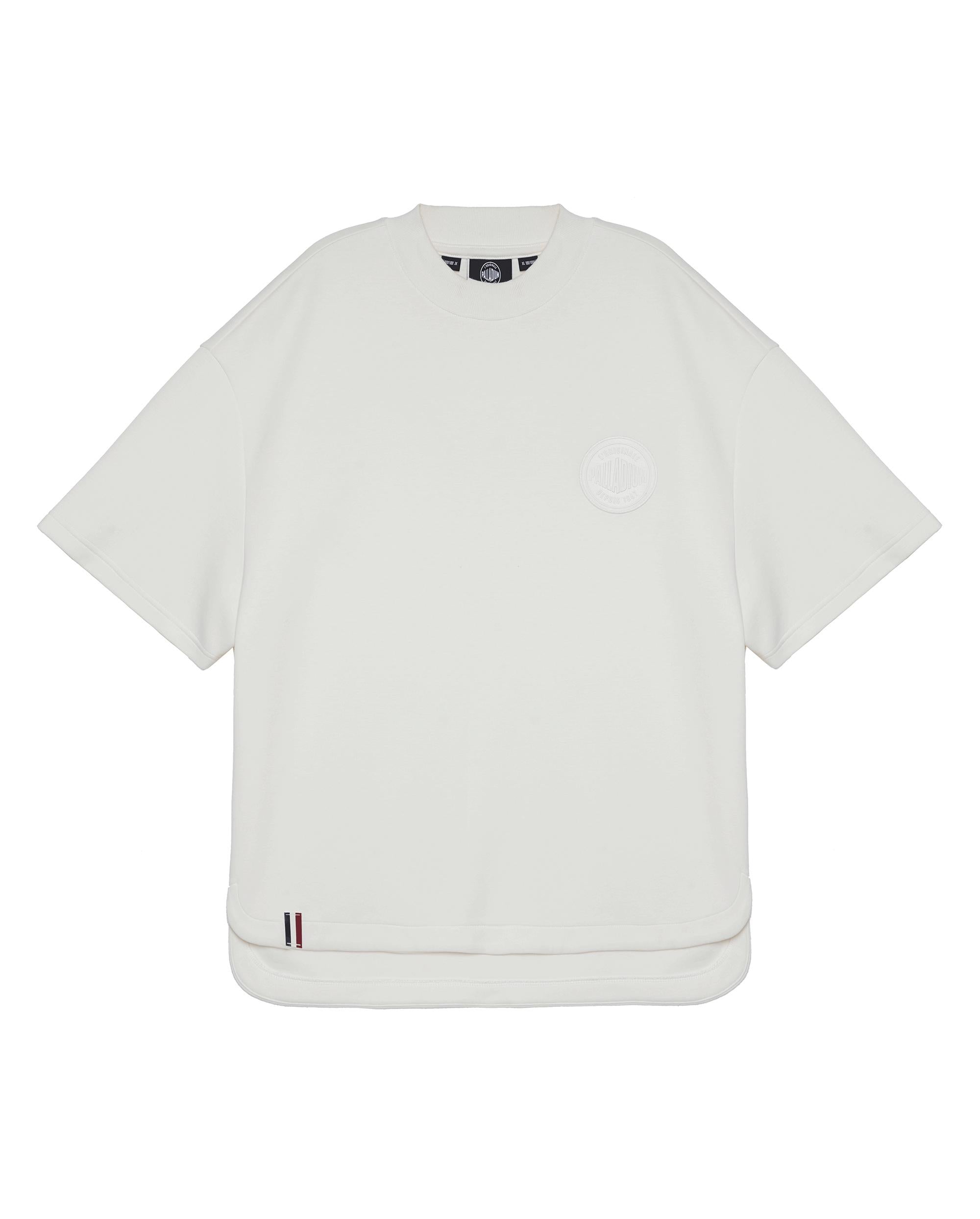 108835-262 | MEN'S PALLADIUM LOGO LOOSE FIT T-SHIRT | MARSHMALLOW