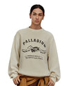 108847-017 | MEN'S PALLADIUM LOGO COTTON SWEATER | TURTLEDOVE