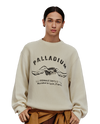 108847-017 | MEN'S PALLADIUM LOGO COTTON SWEATER | TURTLEDOVE