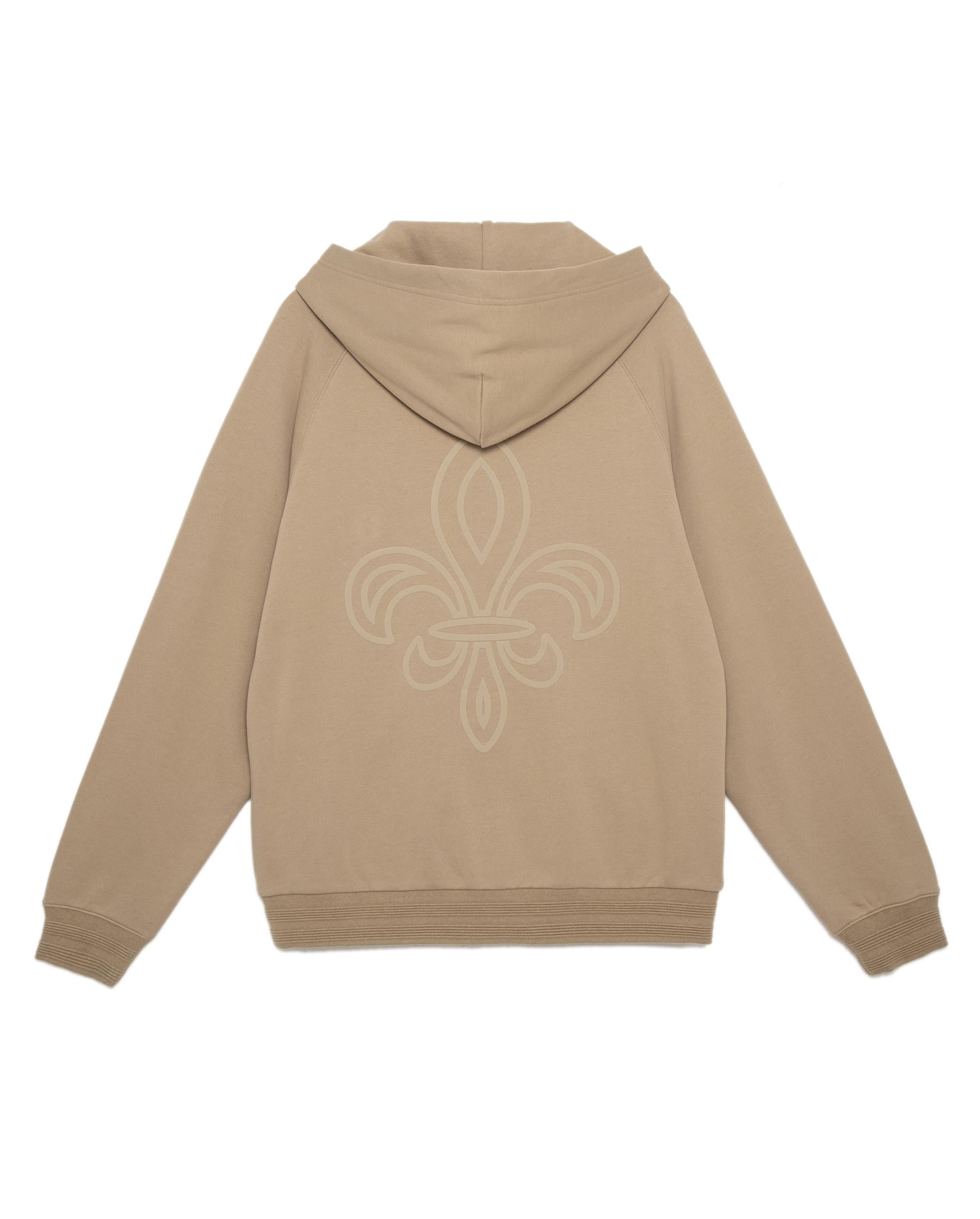 109084-270 | MEN'S LOGO LOOSE FIT COTTON HOODED JACKET | CORNSTALK