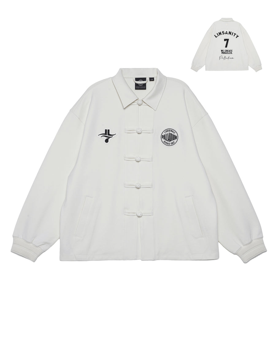 109164-232 | MEN'S PALLADIUM X JEREMY LIN LINSANITY LOGO JACKET | VANILLA ICE