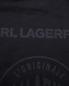 109236-032 | MEN'S PALLADIUM X KARL LAGERFELD LOOSE FIT HOODIE | LEAD BLACK