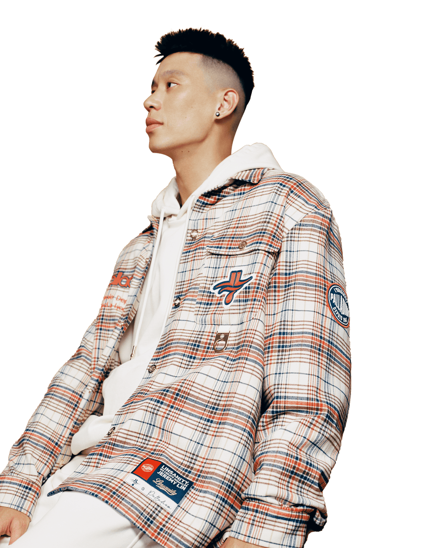 109343-800 | MEN'S PALLADIUM X JEREMY LIN LINSANITY CHECKED SHI | YELLOW/RED/BLACK