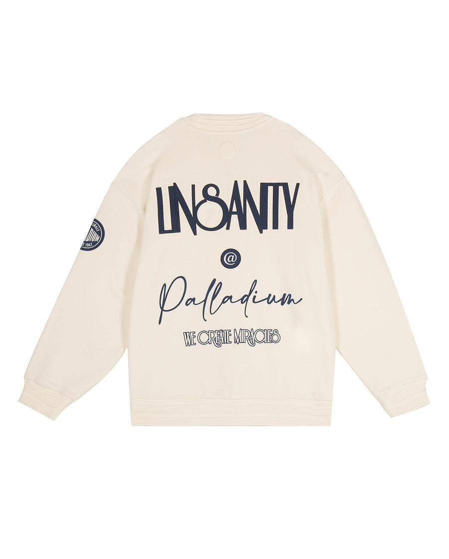 109345-232 | PALLADIUM X JEREMY LIN LINSANITY COTTON SWEATSHIRT | VANILLA ICE