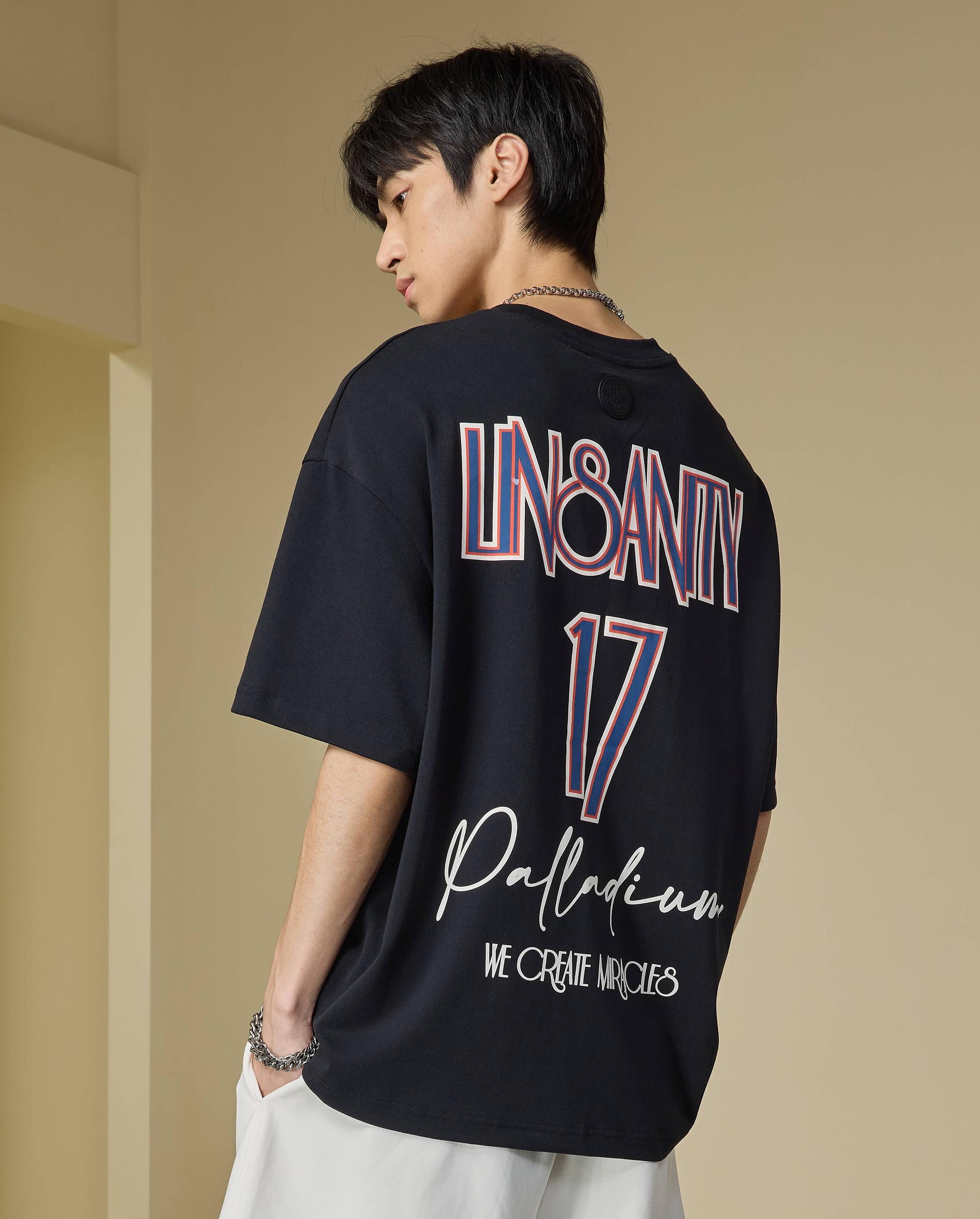 109347-032 | PALLADIUM X JEREMY LIN LINSANITY COTTON T-SHIRT | TAP SHOE