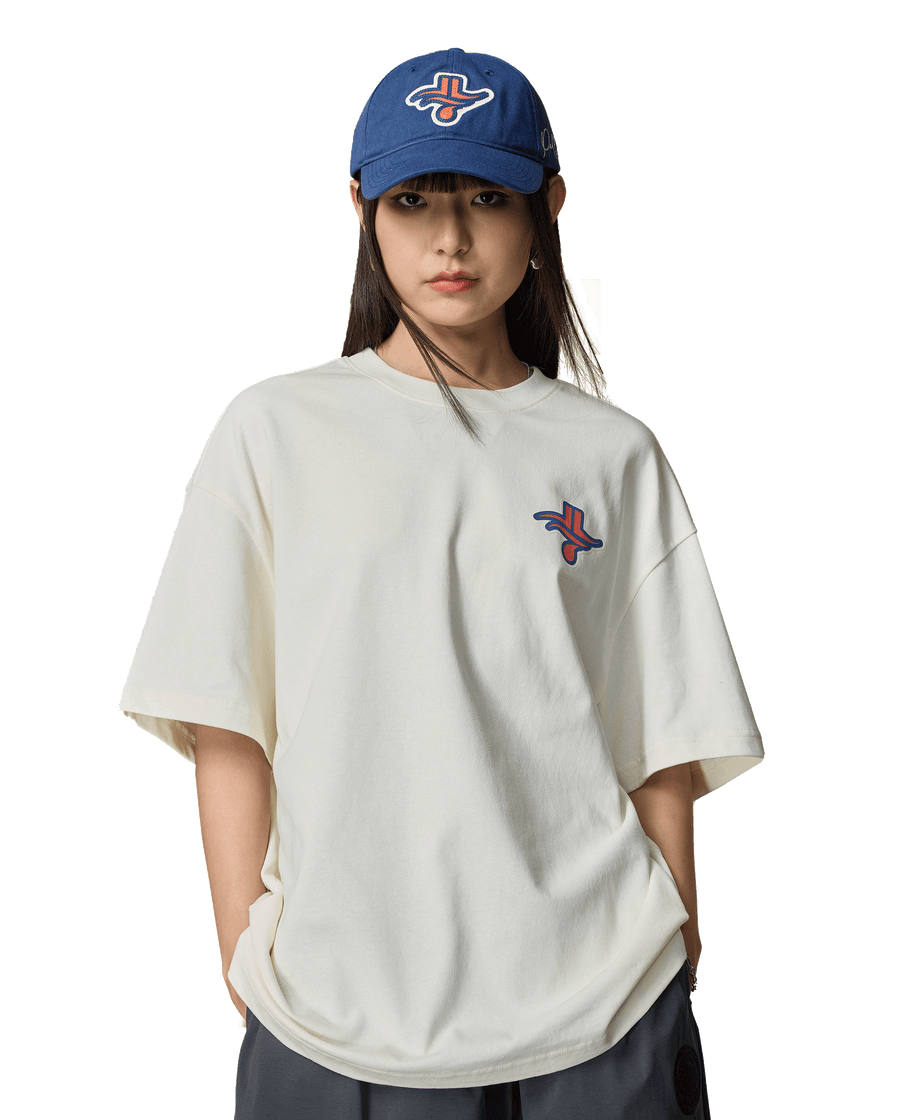 109347-232 | PALLADIUM X JEREMY LIN LINSANITY COTTON T-SHIRT | VANILLA ICE