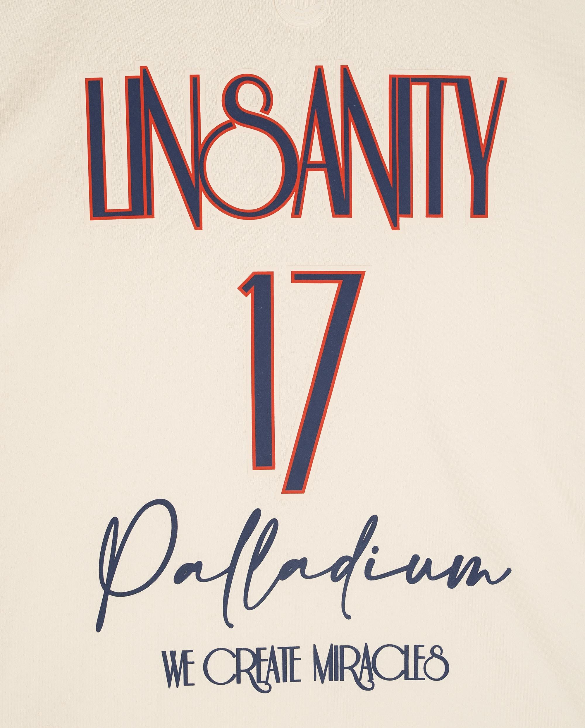 109347-232 | PALLADIUM X JEREMY LIN LINSANITY COTTON T-SHIRT | VANILLA ICE