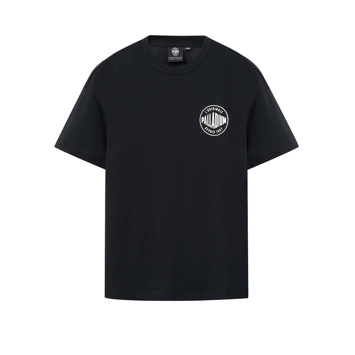 109644-032 | MEN'S HERITAGE PALLADIUM LOGO LOOSE FIT COTTON T-S | TAP SHOE