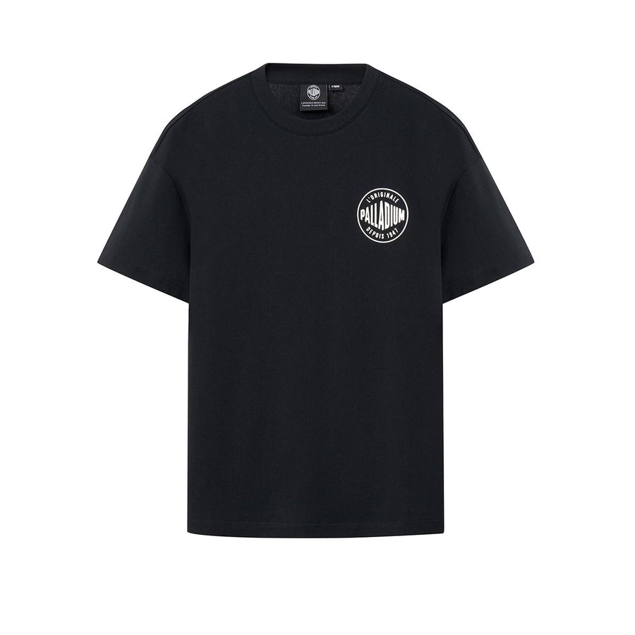 109644-032 | MEN'S HERITAGE PALLADIUM LOGO LOOSE FIT COTTON T-S | TAP SHOE