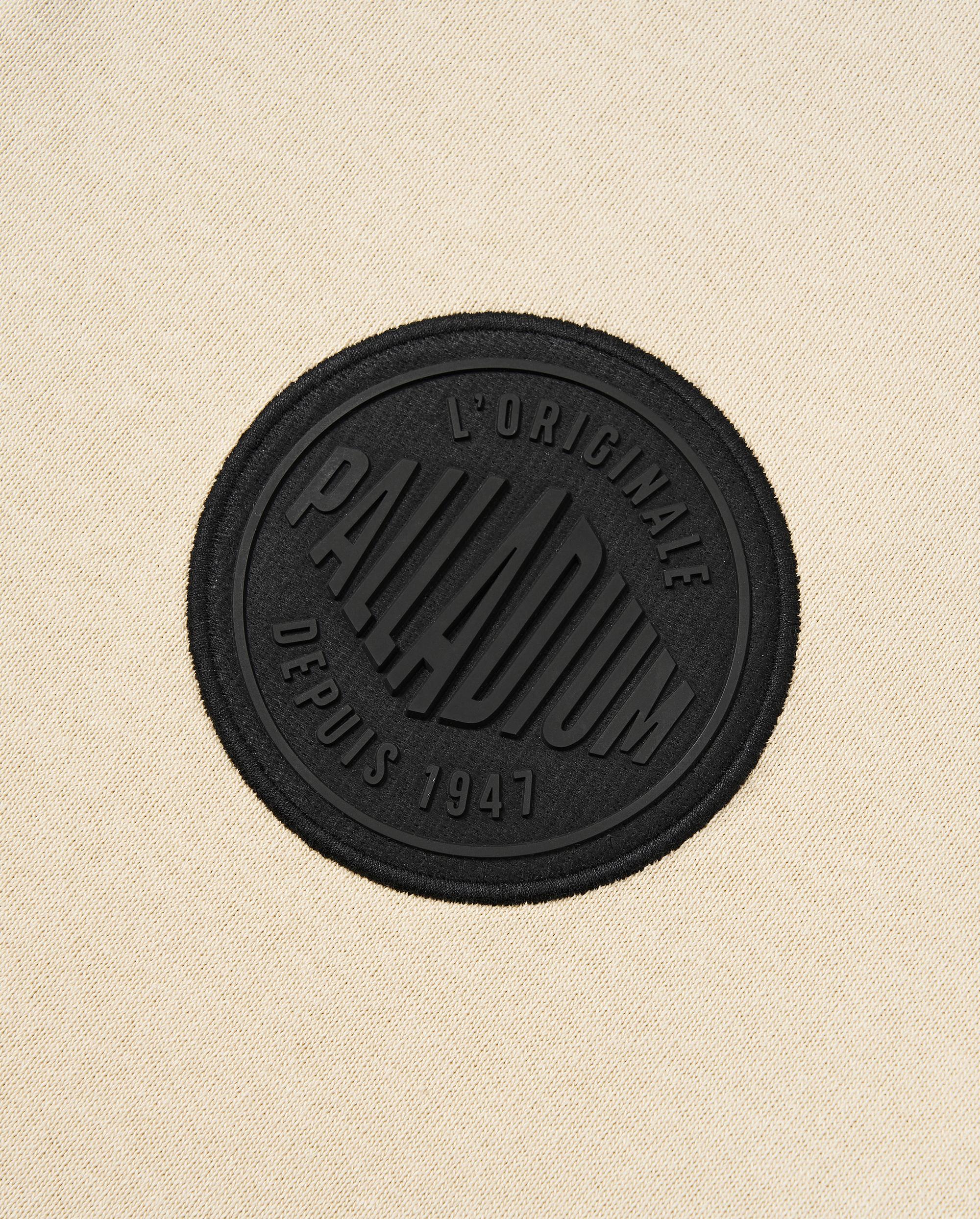 109645-043 | MEN'S PALLADIUM LOGO LOOSE FIT COTTON T-SHIRT | OYSTER GRAY