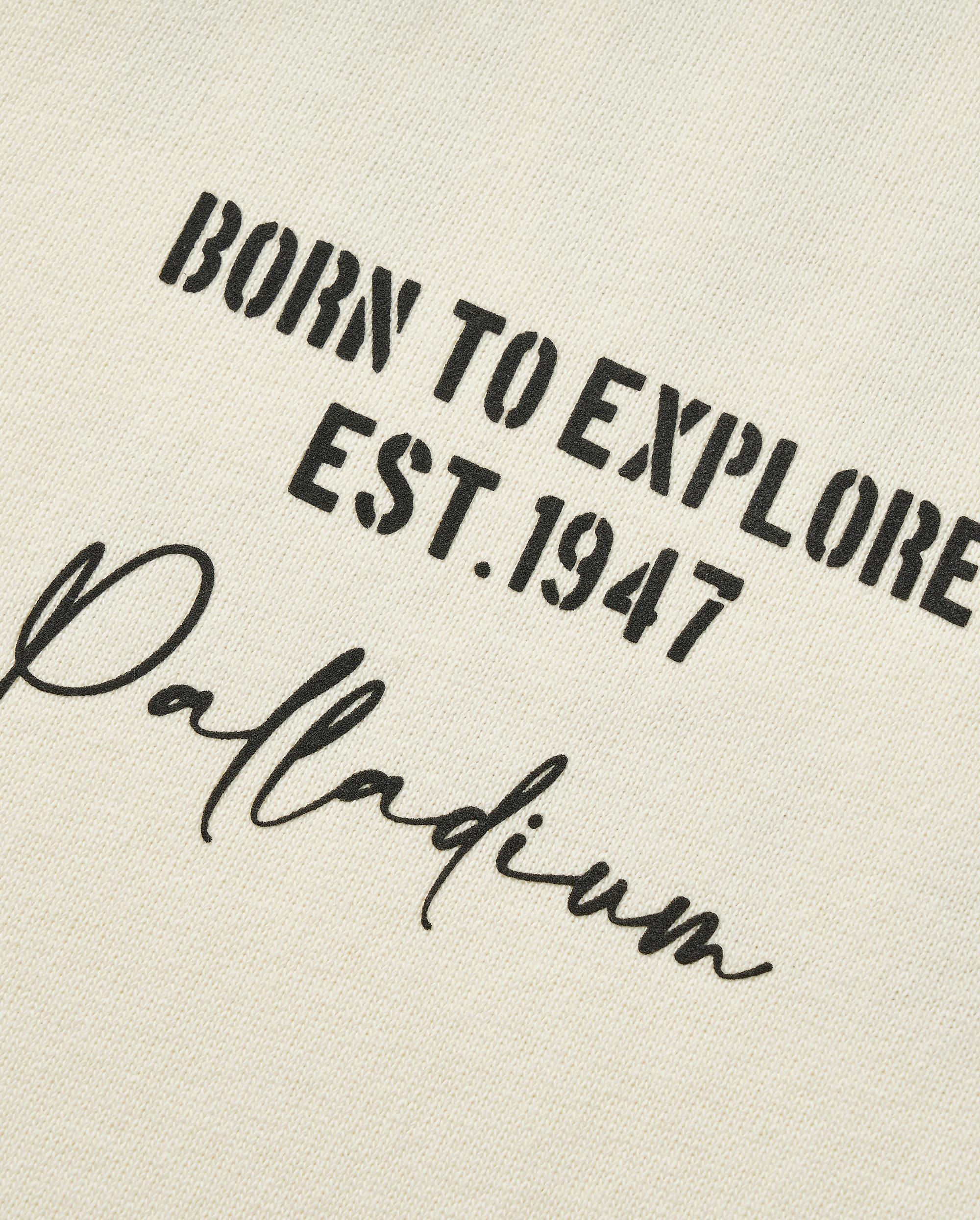 109646-232 | MEN'S LOGO MULTI-POCKETS LOOSE FIT COTTON T-SHIRT | VANILLA ICE