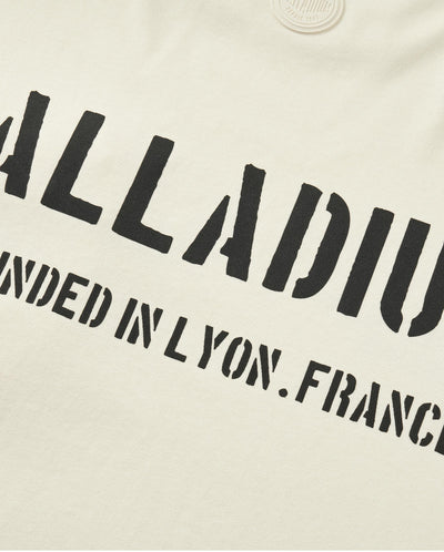 109646-232 | MEN'S LOGO MULTI-POCKETS LOOSE FIT COTTON T-SHIRT | VANILLA ICE