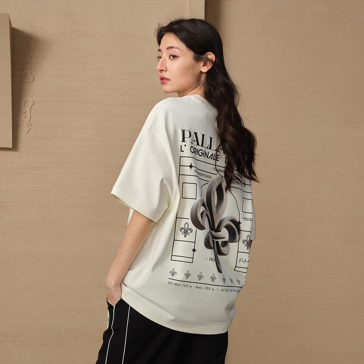 109648-232 | MEN'S VINTAGE PALLADIUM LOGO LOOSE FIT COTTON T-SH | VANILLA ICE