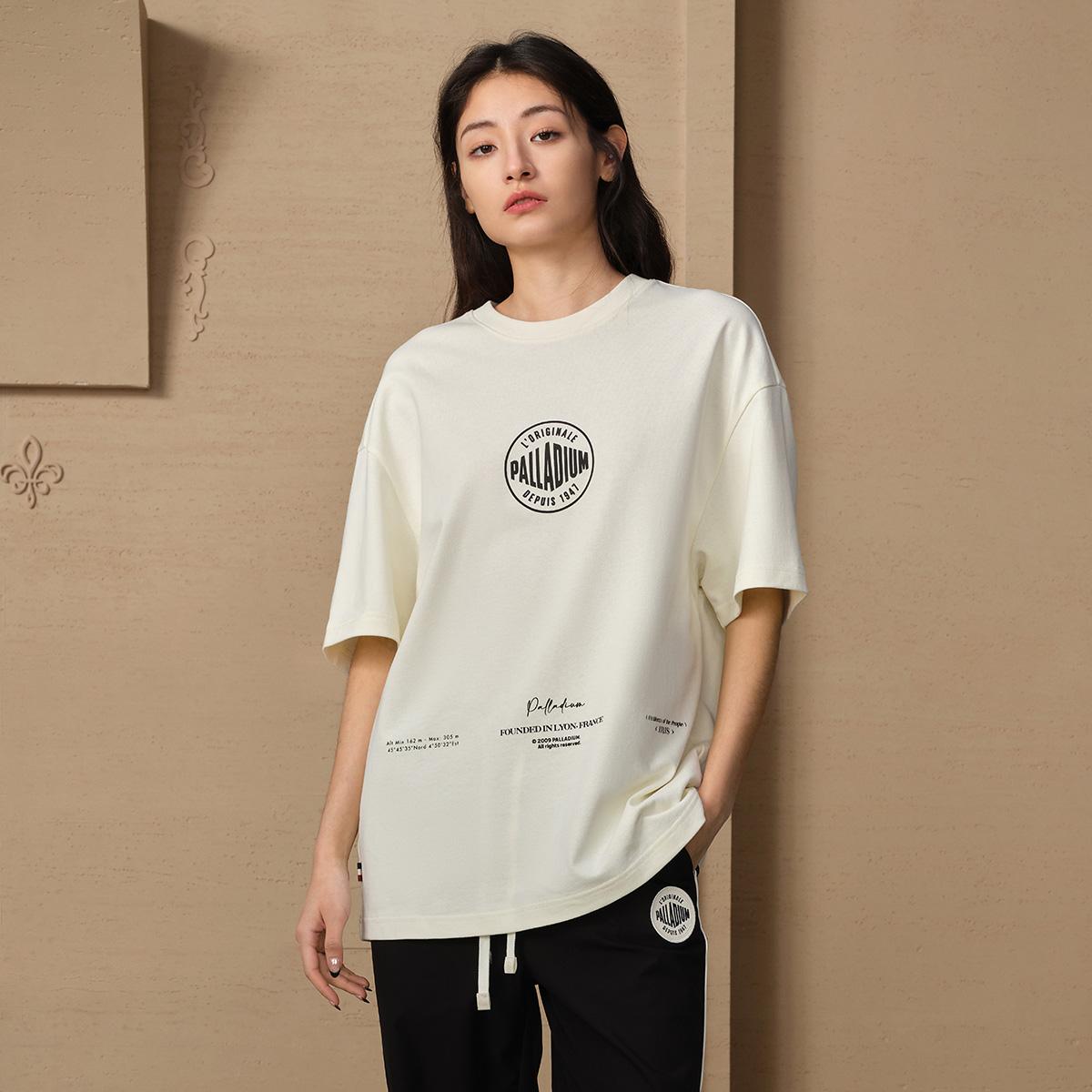 109648-232 | MEN'S VINTAGE PALLADIUM LOGO LOOSE FIT COTTON T-SH | VANILLA ICE