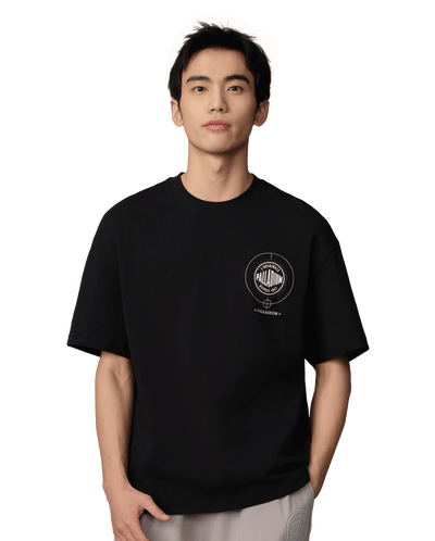 109649-032 | MEN'S PALLADIUM LOGO LOOSE FIT COTTON T-SHIRT | TAP SHOE