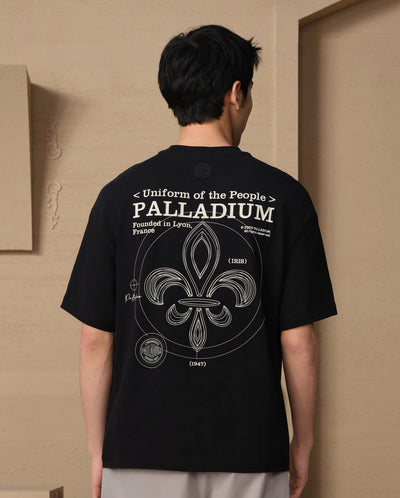 109649-032 | MEN'S PALLADIUM LOGO LOOSE FIT COTTON T-SHIRT | TAP SHOE