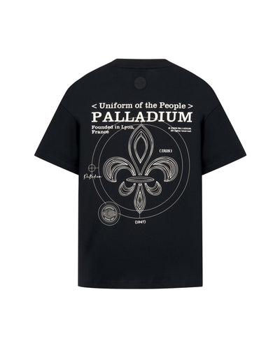 109649-032 | MEN'S PALLADIUM LOGO LOOSE FIT COTTON T-SHIRT | TAP SHOE