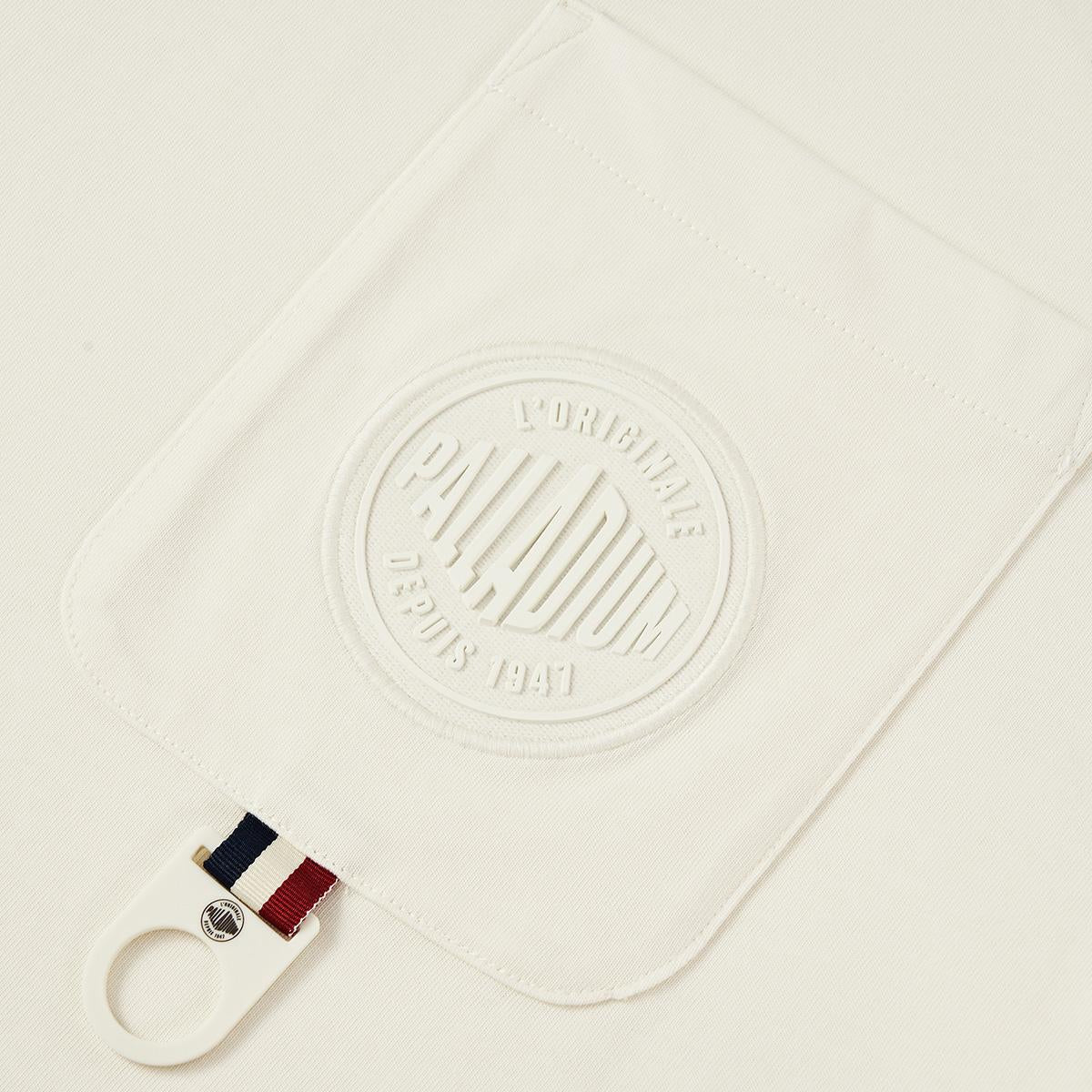 109653-262 | MEN'S URBAN PALLADIUM LOGO LOOSE FIT COTTON POCKET | MARSHMALLOW