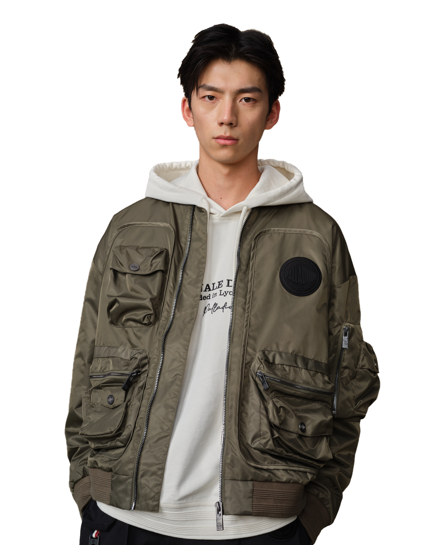 109654-367 | MEN'S PALLADIUM LOGO BOMBER JACKET | TEA LEAF