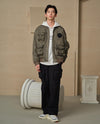 109654-367 | MEN'S PALLADIUM LOGO BOMBER JACKET | TEA LEAF