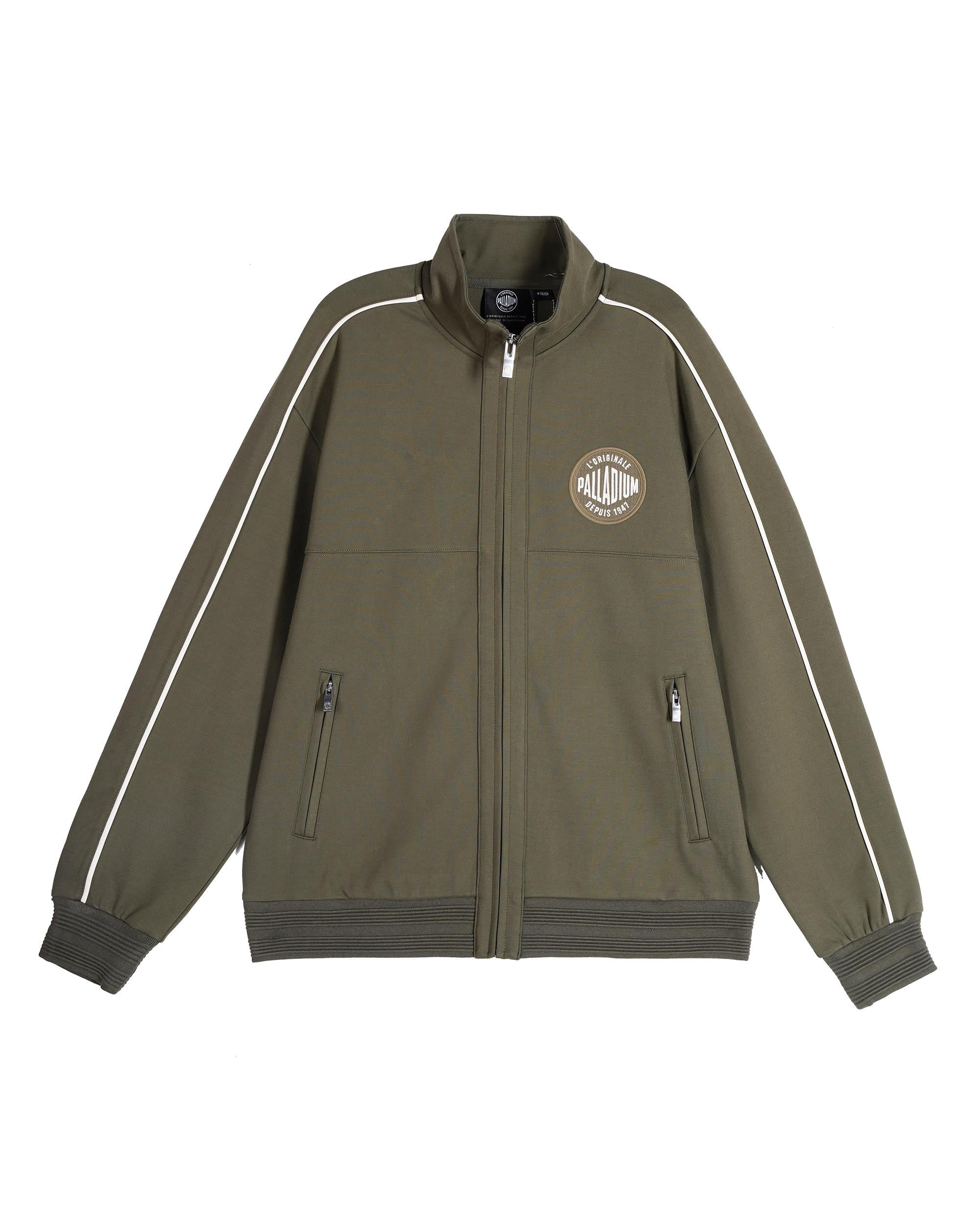 109658-367 | MEN'S PALLADIUM LOGO SIDE STRIPED JACKET | TEA LEAF