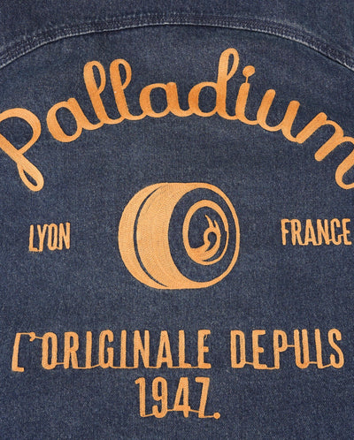 109670-339 | MEN'S PALLADIUM LOGO DENIM JACKET | MAGICAL FOREST