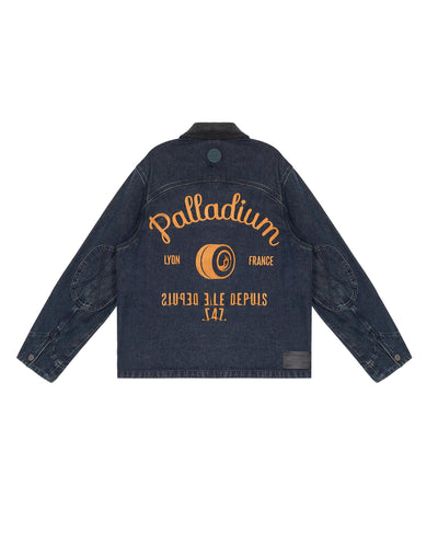 109670-339 | MEN'S PALLADIUM LOGO DENIM JACKET | MAGICAL FOREST