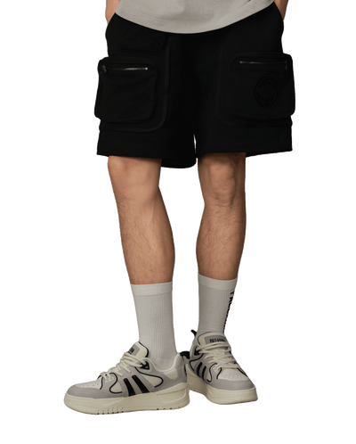 109686-032 | MEN'S PALLADIUM LOGO COTTON CARGO SHORTS | TAP SHOE