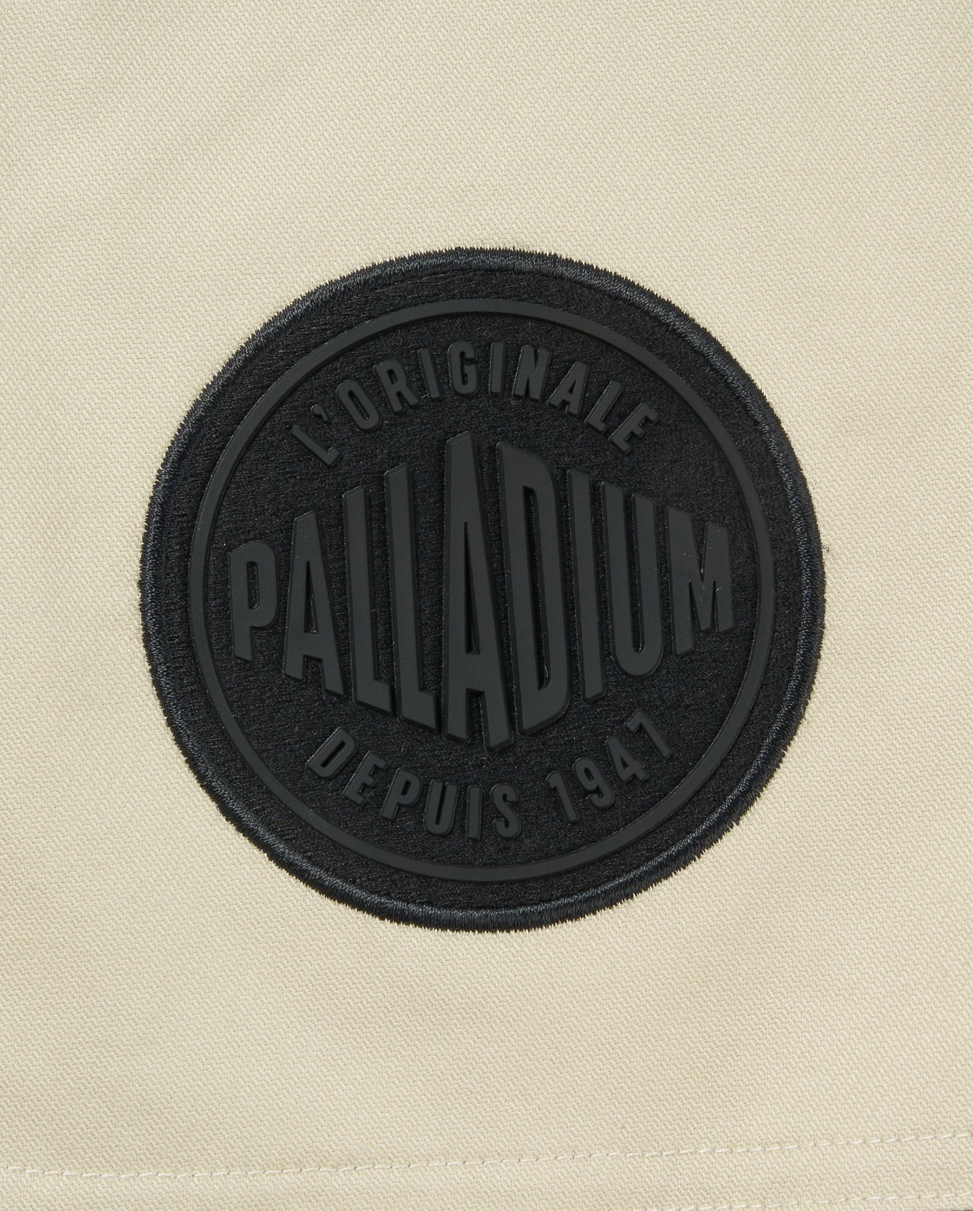 109687-043 | MEN'S PALLADIUM LOGO SHORTS | OYSTER GRAY