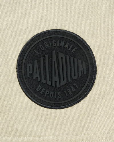 109687-043 | MEN'S PALLADIUM LOGO SHORTS | OYSTER GRAY