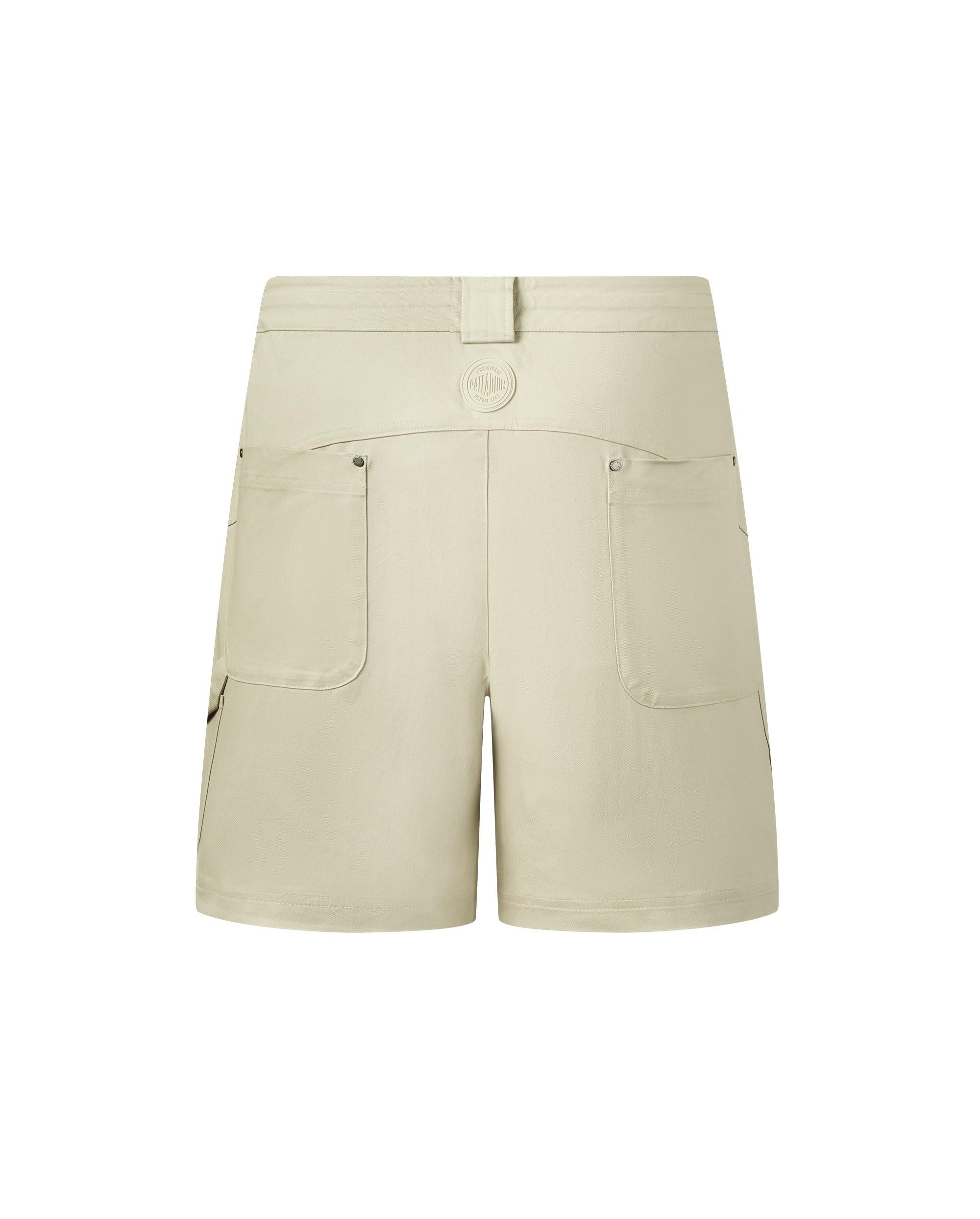 109687-043 | MEN'S PALLADIUM LOGO SHORTS | OYSTER GRAY