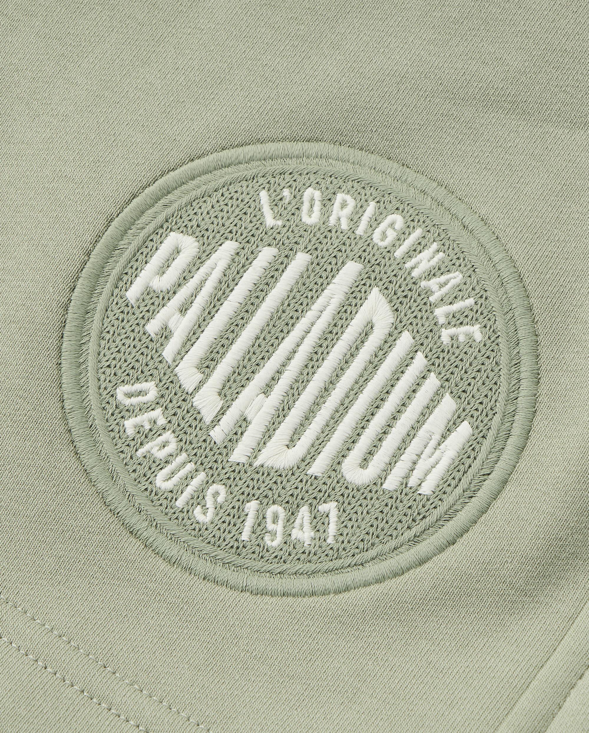 109689-354 | MEN'S VINTAGE PALLADIUM LOGO LOOSE FIT SHORTS | SEAGRASS