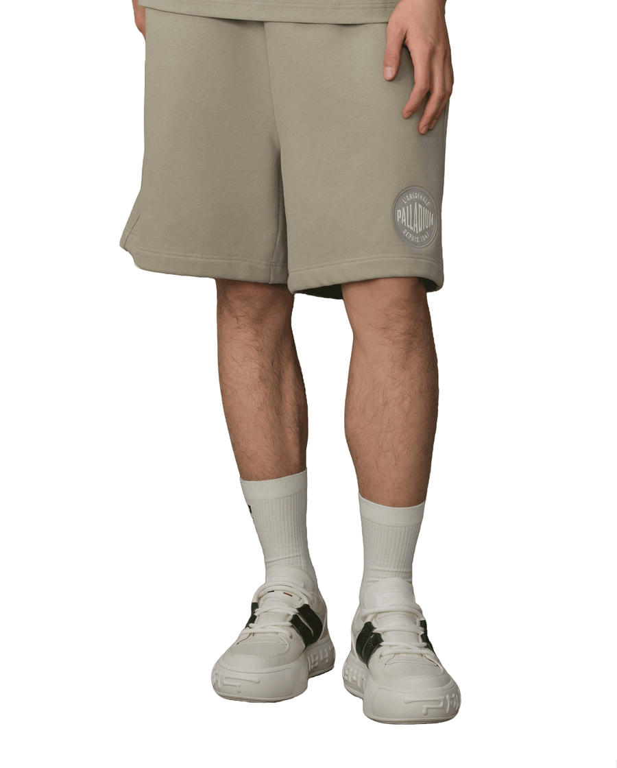 109689-354 | MEN'S VINTAGE PALLADIUM LOGO LOOSE FIT SHORTS | SEAGRASS