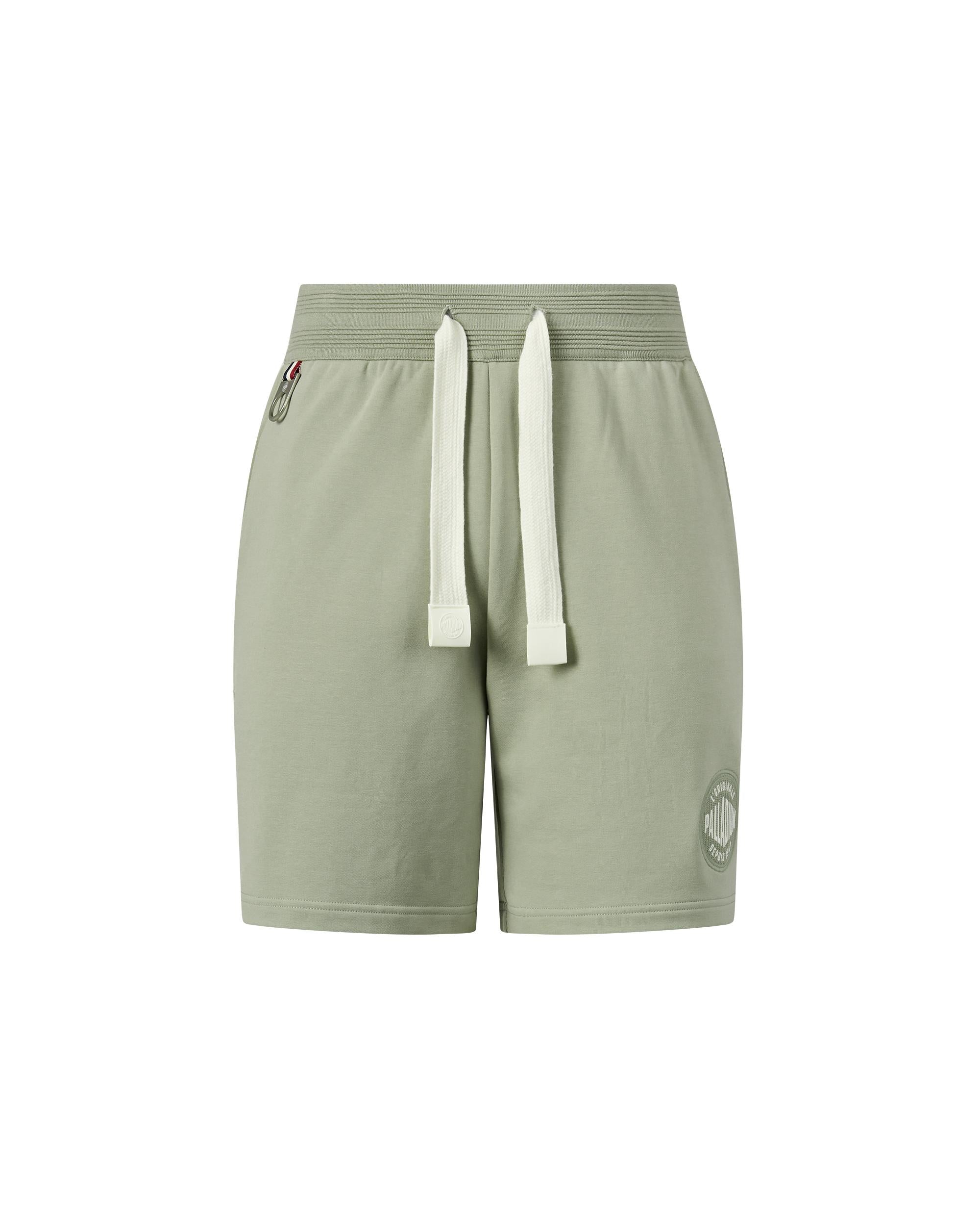 109689-354 | MEN'S VINTAGE PALLADIUM LOGO LOOSE FIT SHORTS | SEAGRASS