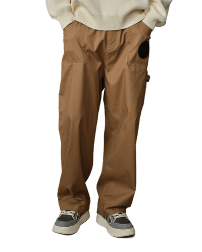 109695-301 | MEN'S PALLADIUM LOGO LOOSE FIT PANTS | PETRIFIED OAK