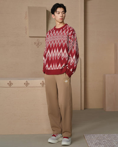 109696-301 | MEN'S PALLADIUM LOGO LOOSE FIT COTTON PANTS | PETRIFIED OAK