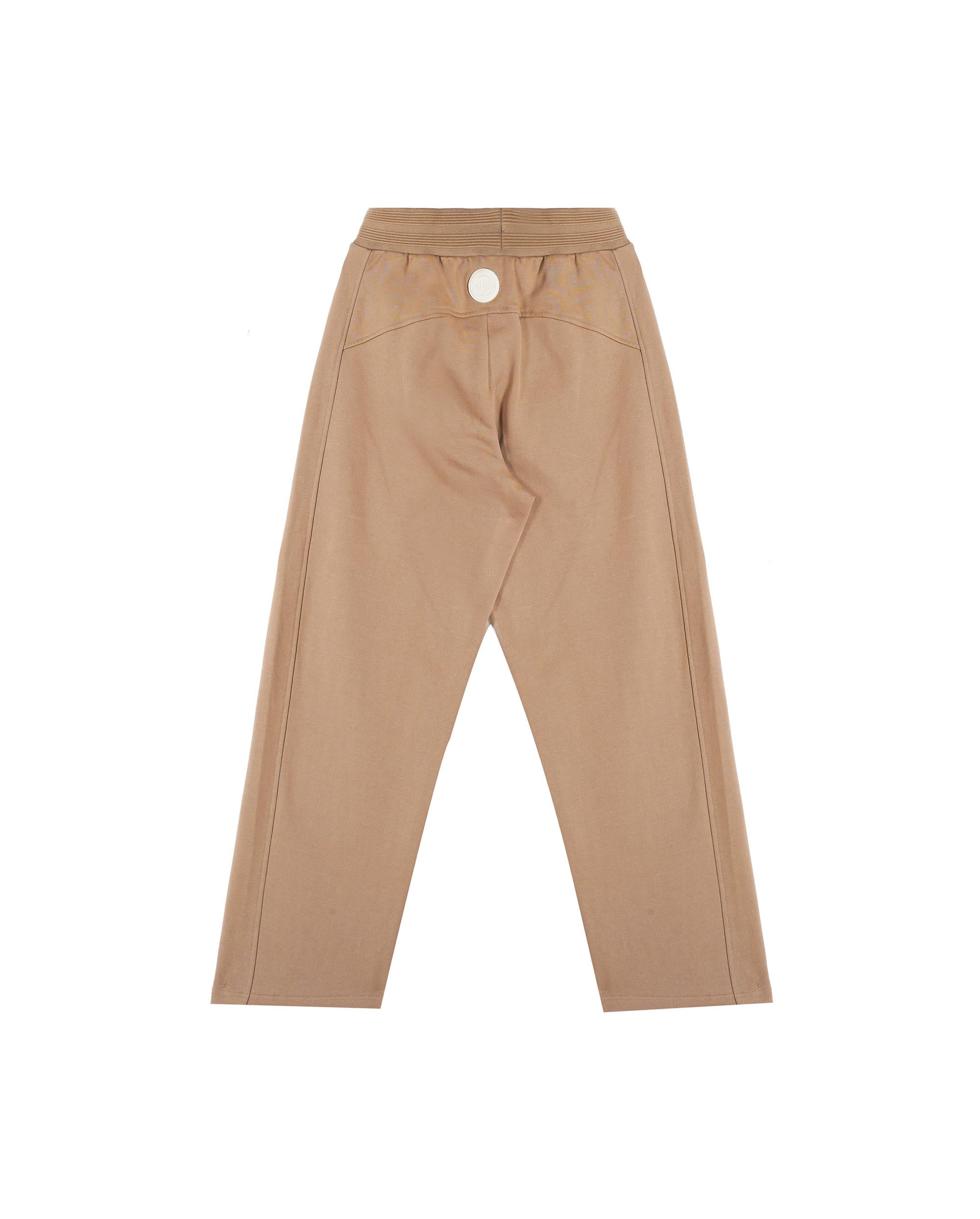 109696-301 | MEN'S PALLADIUM LOGO LOOSE FIT COTTON PANTS | PETRIFIED OAK