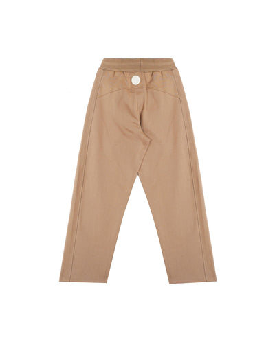 109696-301 | MEN'S PALLADIUM LOGO LOOSE FIT COTTON PANTS | PETRIFIED OAK