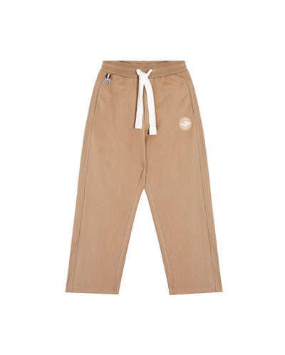 109696-301 | MEN'S PALLADIUM LOGO LOOSE FIT COTTON PANTS | PETRIFIED OAK