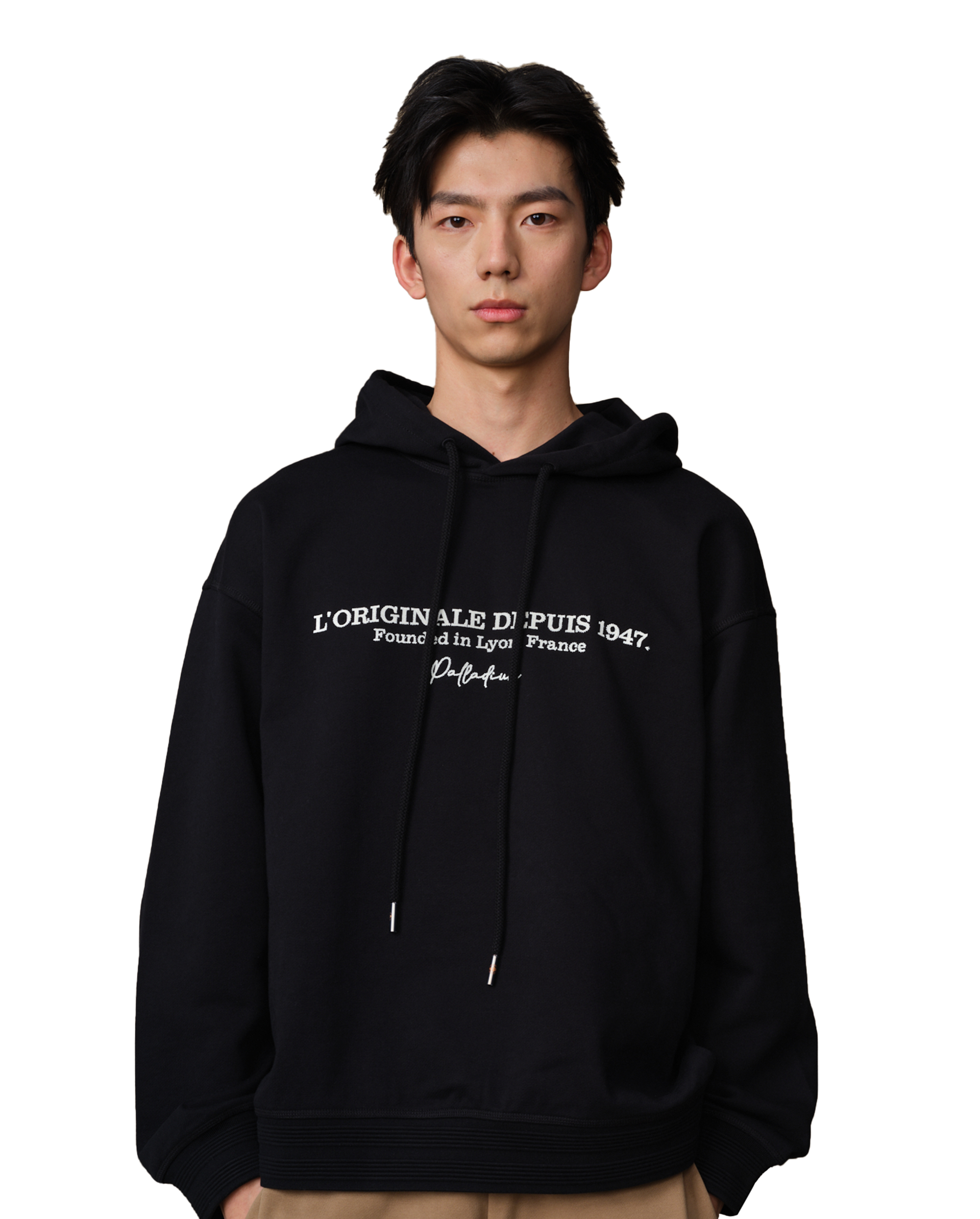 109711-032 | MEN'S LOGO LOOSE FIT HOODIE | TAP SHOE
