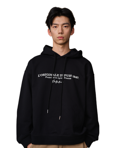 109711-032 | MEN'S LOGO LOOSE FIT HOODIE | TAP SHOE