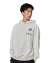 109712-262 | MEN'S PALLADIUM LOGO LOOSE FIT HOODIE | MARSHMALLOW