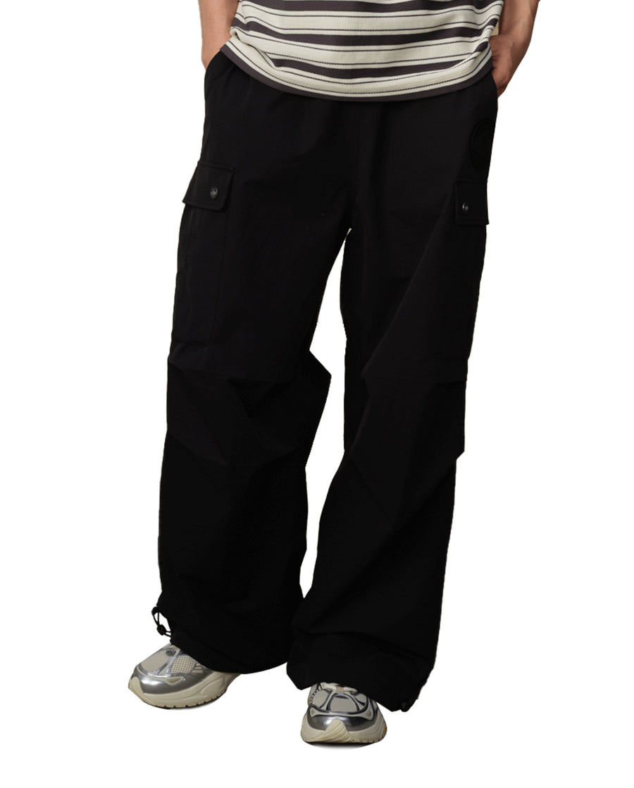 109726-032 | MEN'S PALLADIUM LOGO WIDE-LEG CARGO PANTS | TAP SHOE