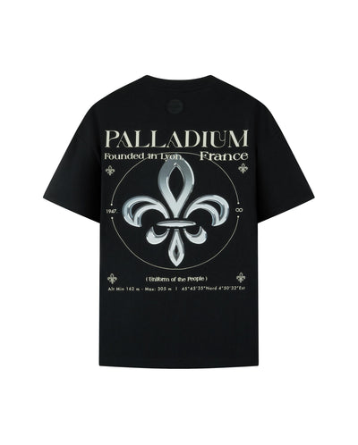 109731-032 | MEN'S PALLADIUM LOGO LOOSE FIT COTTON T-SHIRT | TAP SHOE