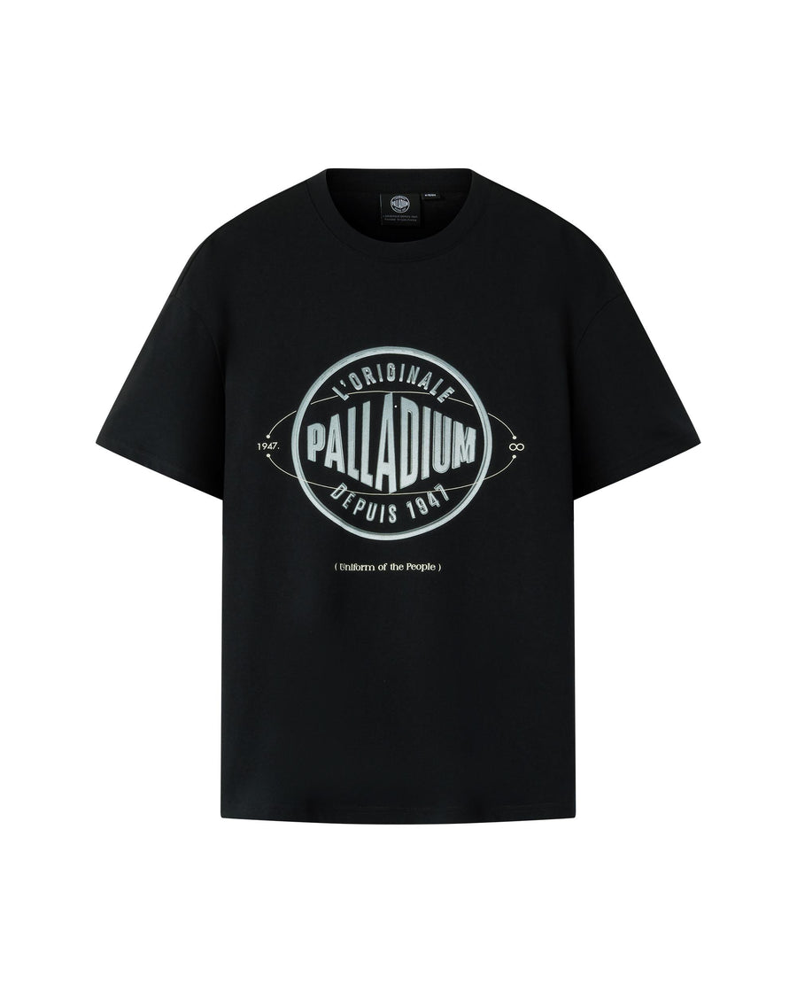 109731-032 | MEN'S PALLADIUM LOGO LOOSE FIT COTTON T-SHIRT | TAP SHOE